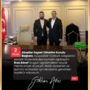 Akseller İnşaat Yönetim Kurulu Başkanı Rıza Aksel