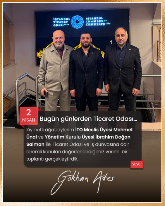 İTO Meclis Üyesi Mehmet Ünal ve İTO Yönetim Kurulu Üyesi İbrahim Doğan Salman